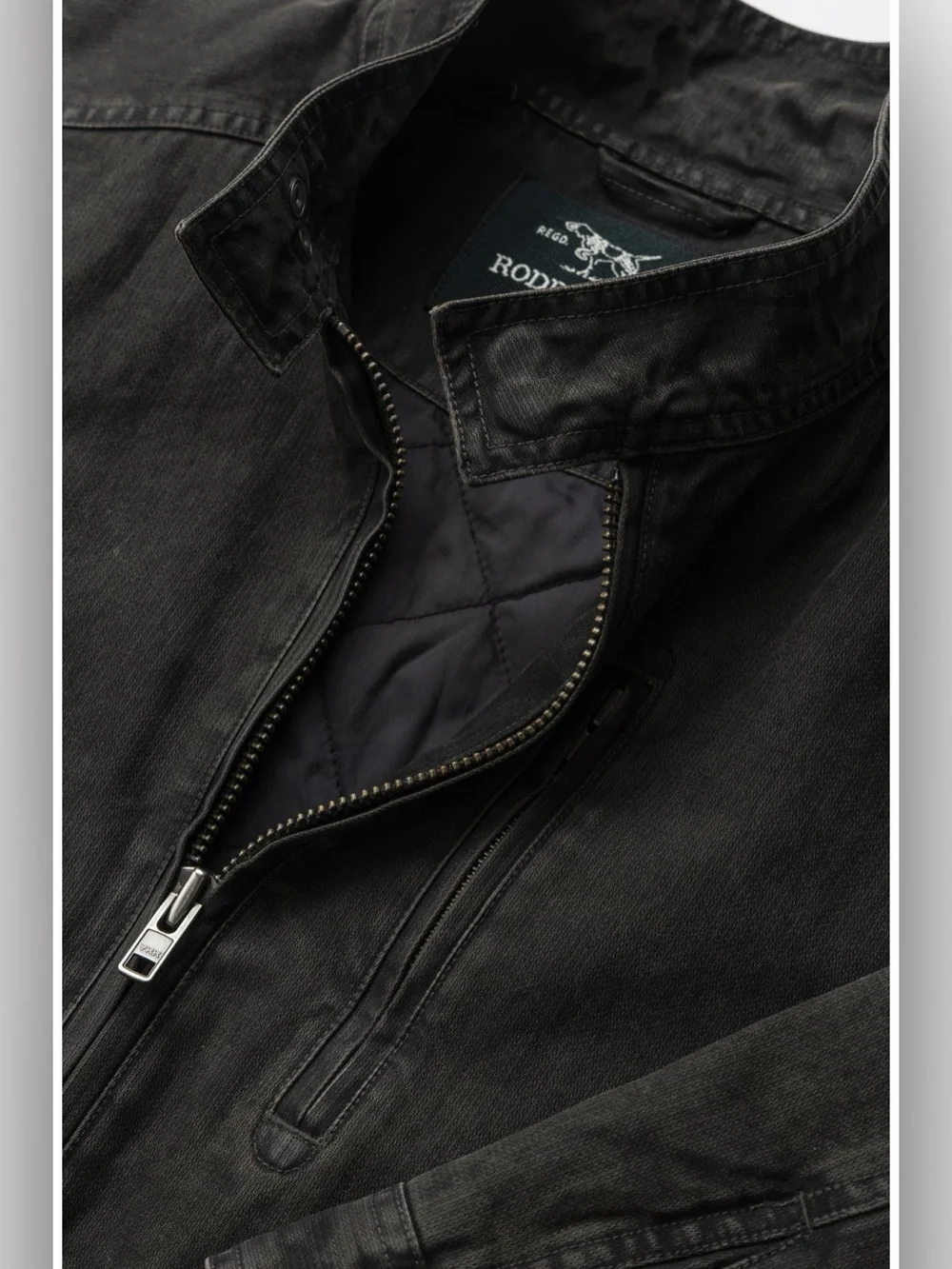 RODD & GUNN THE JACK JACKET BRACKEN CHARCOAL MENS LARGE
